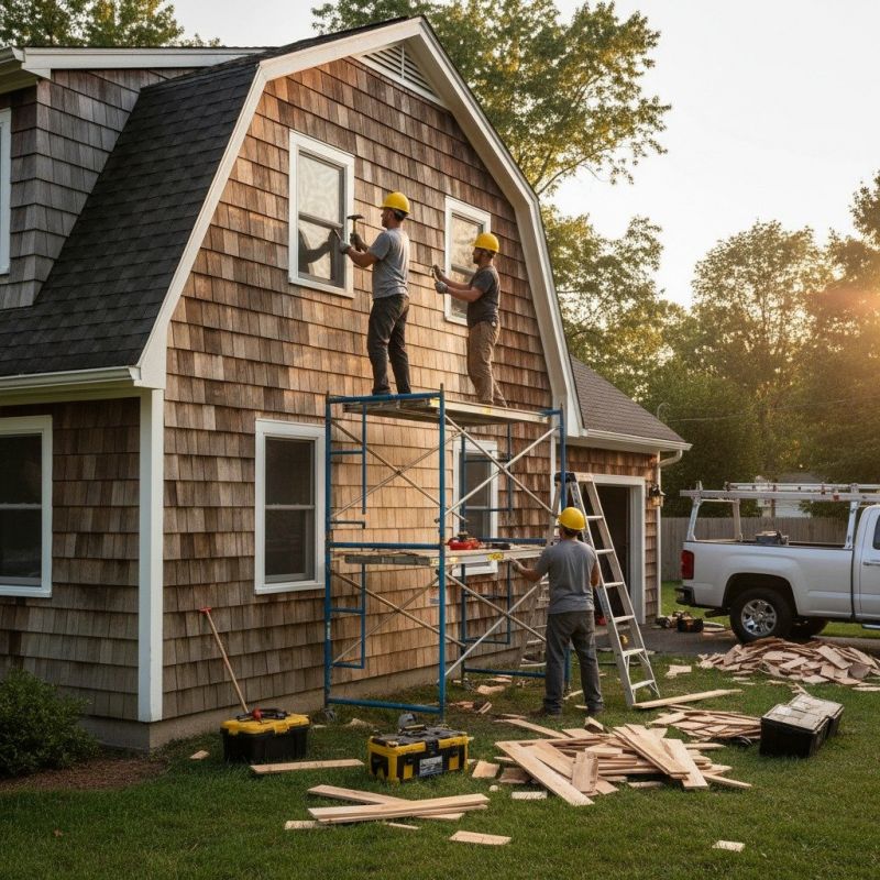 Local Cedar Roof Repair pros at work